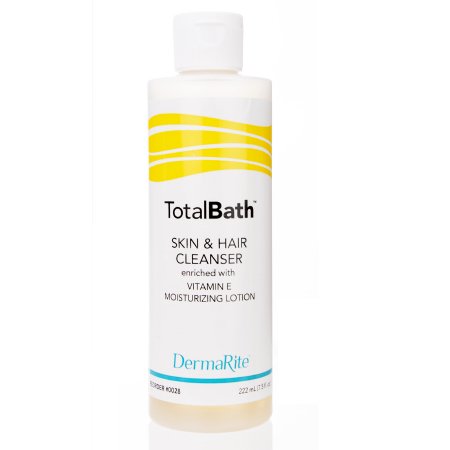 Body Wash DermaRite® TotalBath® Lotion 7.5 oz. Bottle Mild Scent