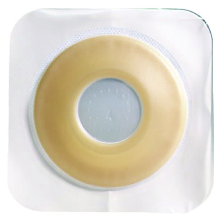 Ostomy Barrier Sur-Fit Natura® Precut, Extended Wear Durahesive® White Tape 45 mm Flange Sur-Fit Natura® System Hydrocolloid 3/4 Inch Opening 4-1/2 X 4-1/2 Inch