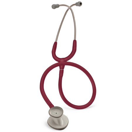 Classic Stethoscope 3M™ Littmann® Lightweight II S.E. Burgundy 1-Tube 28 Inch Tube Double Sided Chestpiece