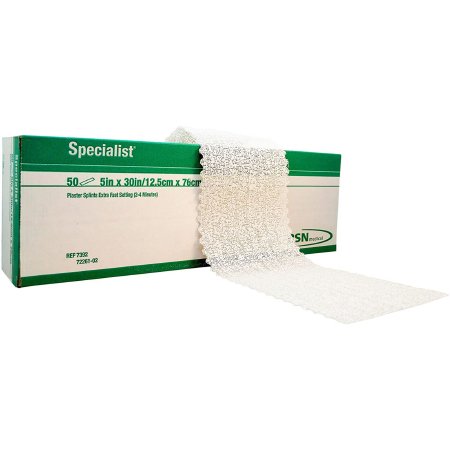 Plaster Splint Specialist® 5 X 30 Inch Plaster of Paris White