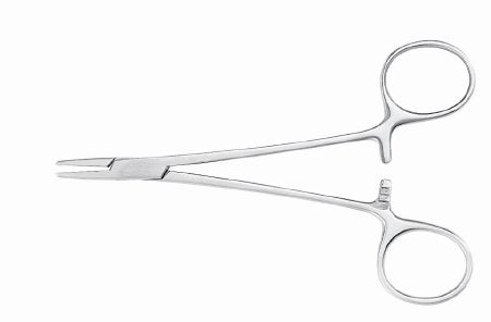 Needle Holder McKesson Argent™ 5 Inch Length Smooth Jaws Finger Ring Handle