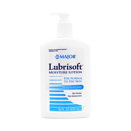 Hand and Body Moisturizer Lubrisoft® 16 oz. Pump Bottle Unscented Lotion