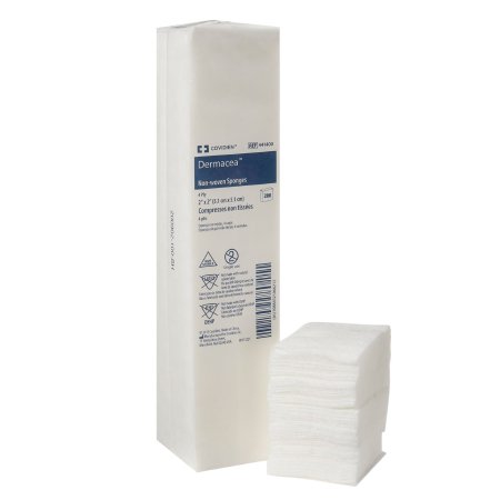 Nonwoven Sponge Dermacea™ 2 X 2 Inch 200 per Pack NonSterile 4-Ply Square