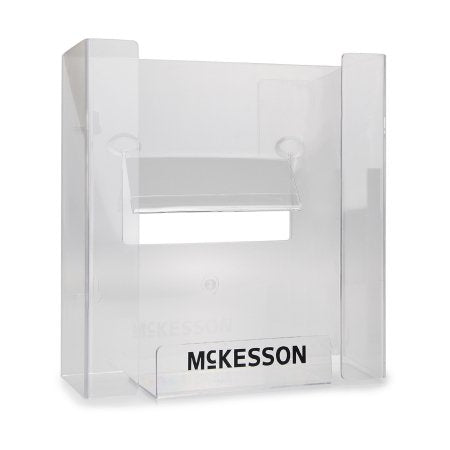 Glove Box Holder McKesson Horizontal or Vertical Mounted 3-Box Capacity Clear 3-1/8 X 10-1/4 X 15-1/4 Inch Plastic