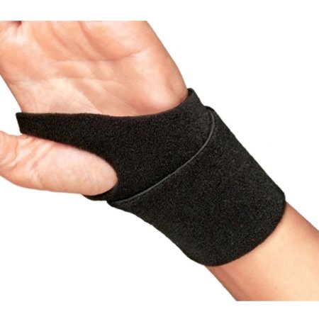 Wrist Support ProCare® Wraparound / Wristlet Neoprene Left or Right Wrist Black One Size Fits Most