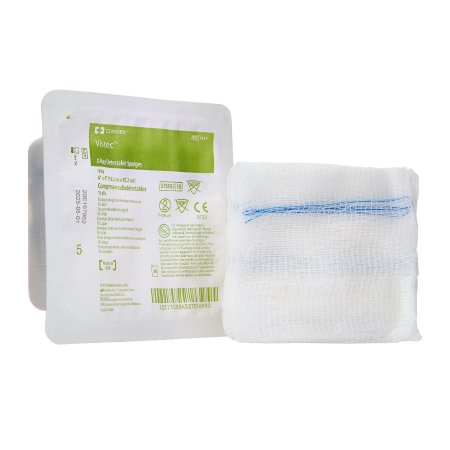 Gauze Sponge Visitec™ 4 X 4 Inch 10 per Tray Sterile 16-Ply Square