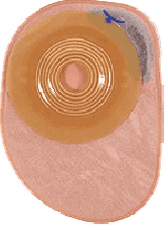 Ostomy Pouch Assura® One-Piece System 8-1/2 Inch Length, Maxi 3/4 to 1-3/4 Inch Stoma Closed End Convex Light, Trim to Fit