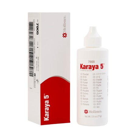 Ostomy Barrier Powder Karaya 2-1/2 oz. Puff Bottle