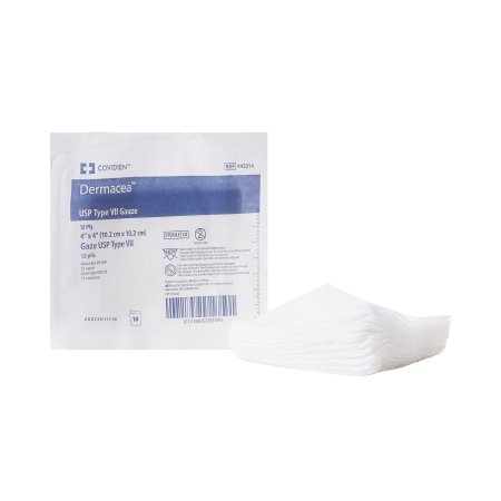 Gauze Sponge Dermacea™ 4 X 4 Inch 10 per Pack Sterile 12-Ply Square