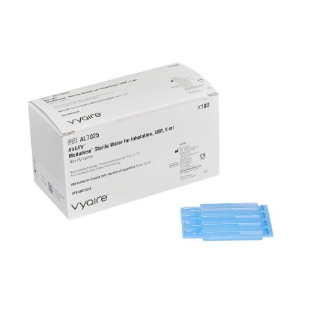 Suctioning Solution AirLife® Modudose® Sterile Water Not for Injection Unit Dose Vial 5 mL