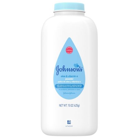 Baby Powder Johnson's® 15 oz. Fresh Scent Bottle with Dispensing Cap Cornstarch / Aloe / Vitamin E