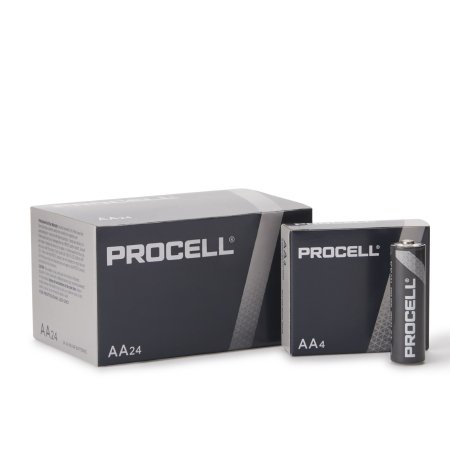 Alkaline Battery Duracell® Procell® AA Cell 1.5V Disposable 24 Pack