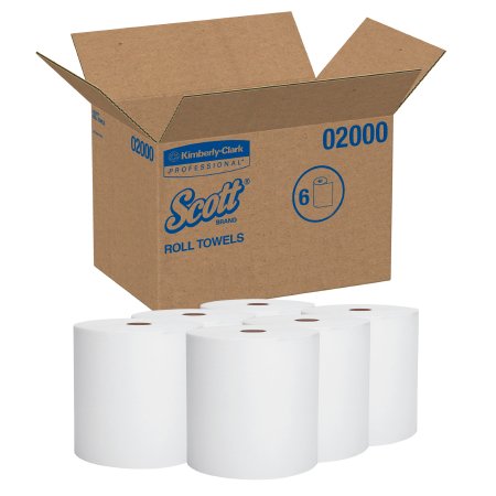 Paper Towel Scott® Hardwound Roll 8 Inch X 950 Foot