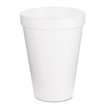 Drinking Cup Dart® 12 oz. White Styrofoam Disposable