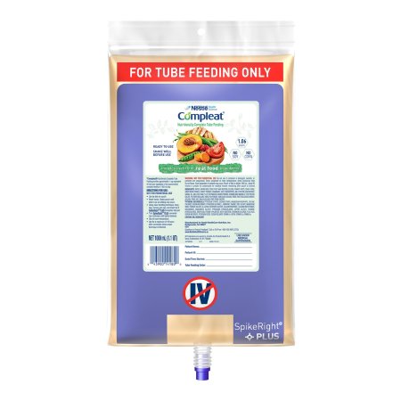 Tube Feeding Formula Compleat® Original Unflavored Liquid 1000 mL Ready to Hang Prefilled Container