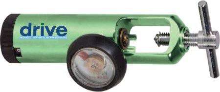 Drive™ Oxygen Regulator Click Style 0 - 8 LPM Barb Outlet CGA-870