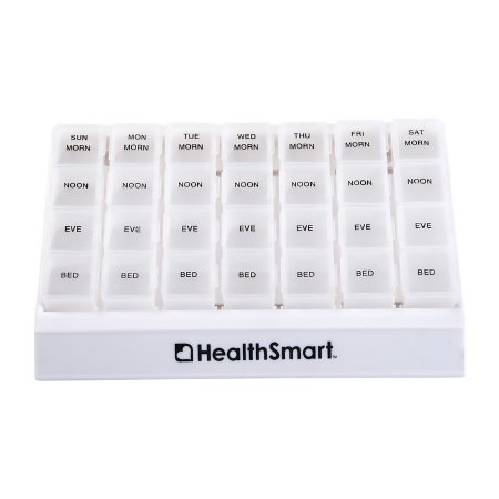 Pill Organizer HealthSmart® Large 7 Day 4 Dose