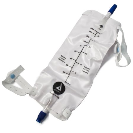 Urinary Leg Bag Anti-Reflux Valve Sterile Fluid Path 1000 mL Vinyl