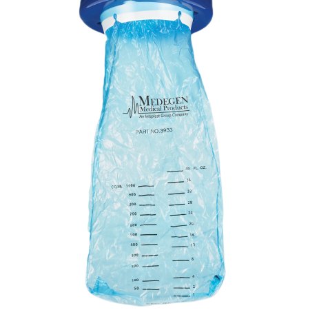 Emesis / Urine Bag 1000 mL Blue