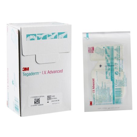 I.V. Dressing 3M™ Tegaderm™ Film 2-1/2 X 2-3/4 Inch Sterile