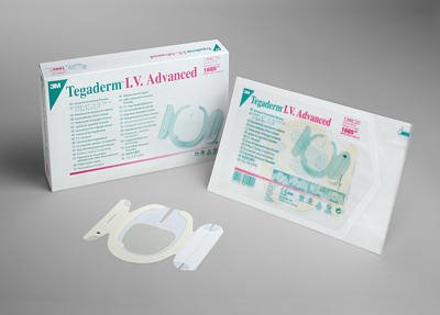 I.V. Dressing 3M™ Tegaderm™ Film 3-1/2 X 4-1/2 Inch Sterile