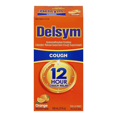 Cold and Cough Relief Delsym® 30 mg / 5 mL Strength Liquid 5 oz.