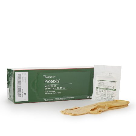 Surgical Glove Protexis™ (formerly Duraprene™ Plus ) Size 8 Sterile Polychloroprene Standard Cuff Length Smooth Ivory Chemo Tested