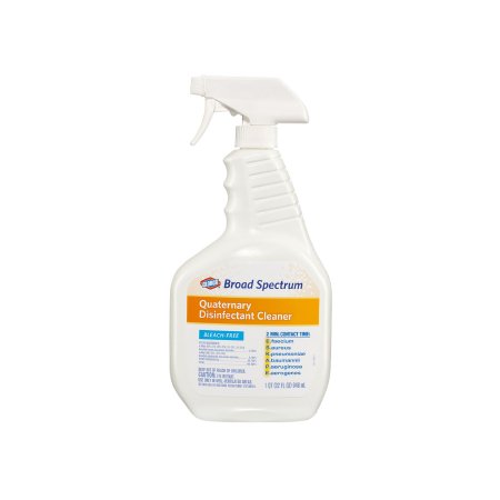 Clorox® Broad Spectrum Surface Disinfectant Cleaner Quaternary Based Pump Spray Liquid 32 oz. Bottle Unscented NonSterile