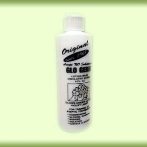 Germ Simulator Glo Germ™ 8 oz. Bottle Glo Germ White Powder / Purified Water NonSterile