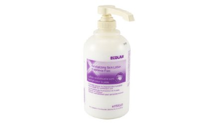 Hand and Body Moisturizer Ecolab® 540 mL Pump Bottle Unscented Lotion