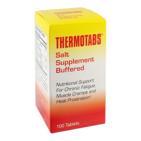 Sodium Chloride Supplement Thermotabs® Tablet 100 per Bottle