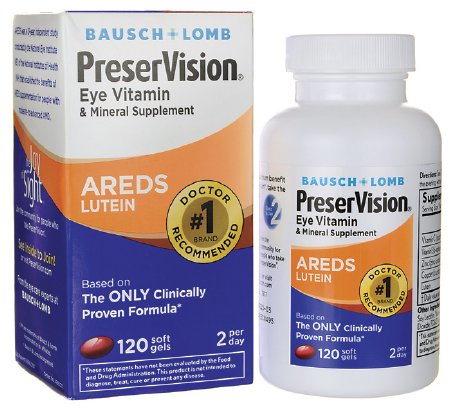 Multivitamin Supplement PreserVision® Ascorbic Acid / Vitamin E / Zinc 200 IU - 226 mg - 34.8 mg Strength Softgel 120 per Bottle