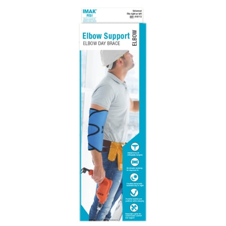 Elbow Support One Size Fits Most Hook and Loop Strap Fastening Blue