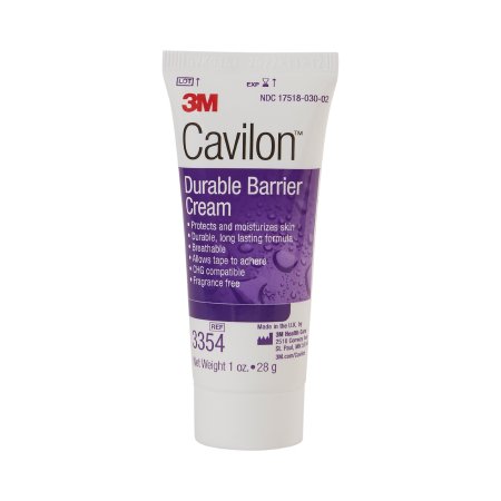 Skin Protectant 3M™ Cavilon™ 1 oz. Tube Unscented Cream CHG Compatible