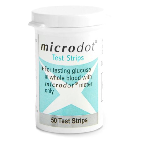 Blood Glucose Test Strips Microdot® 50 Strips per Pack