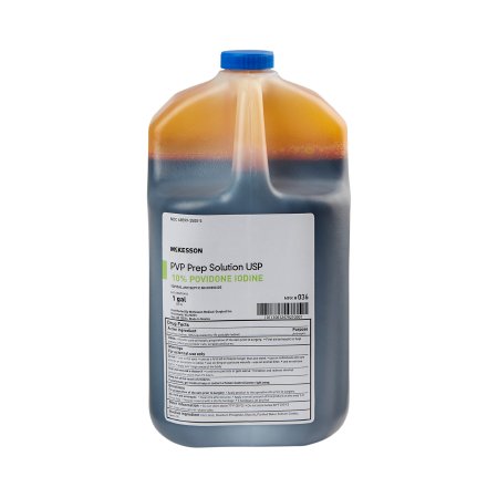 Skin Prep Solution McKesson 1 gal. Jug 10% Strength Povidone-Iodine NonSterile