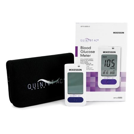 Blood Glucose Meter QUINTET AC® 5 Second Results Stores up to 500 Results No Coding Required