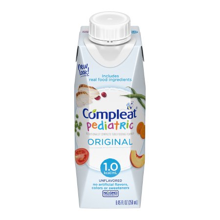 Pediatric Tube Feeding Formula Compleat® Pediatric Original 8.45 oz. Reclosable Carton Liquid Real Food Ingredients