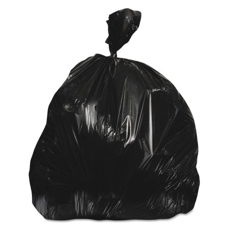 Trash Bag Colonial Bag 7 gal. Black LLDPE 0.35 mil 20 X 21 Inch X-Seal Bottom Flat Pack