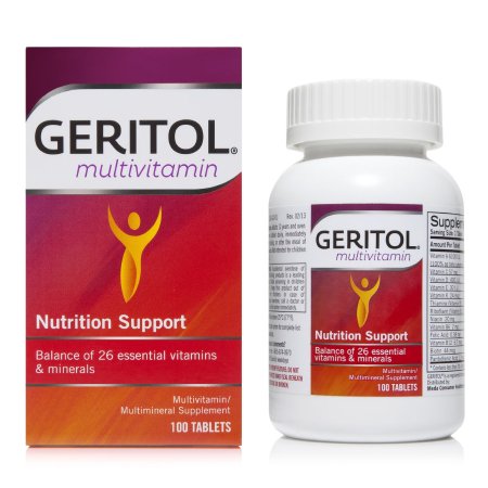 Multivitamin Supplement Geritol® Vitamin A / Ascorbic Acid 6100 IU - 57 mg Strength Tablet 100 per Bottle