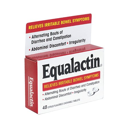 Laxative Equalactin® Citrus Flavor Chewable Tablet 48 per Box 625 mg Strength Calcium Polycarbophil