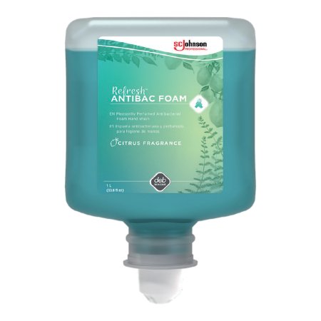 Antibacterial Soap Refresh™ AntiBac Foam Foaming 1,000 mL Dispenser Refill Bottle Citrus Scent