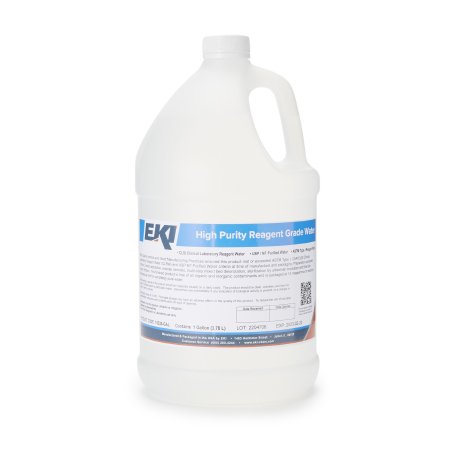 Chemistry Reagent Deionized Water Reagent Grade / ASTM Type I 100% 1 gal.