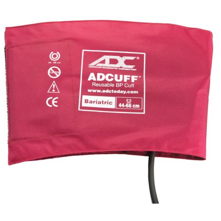 Reusable Blood Pressure Cuff Adcuff™ 44 to 66 cm Arm Nylon Cuff Bariatric Cuff