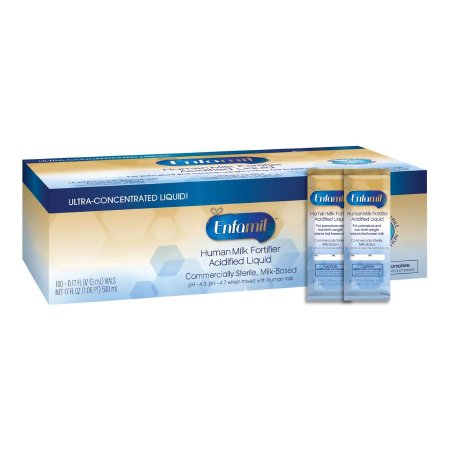 Human Milk Fortifier Acidified Liquid Nutramigen™ with Enflora LGG® 5 mL Individual Packet Liquid Protein Premature