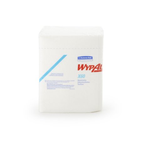 Task Wipe WypAll® X60 Light Duty White NonSterile Hydroknit 10 X 12-1/2 Inch Disposable