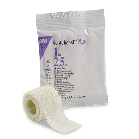 Cast Tape 3M™ Scotchcast™ Plus 1 X 72 Inch Fiberglass / Resin White