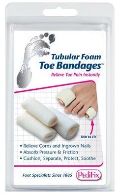 Toe Bandage Tubular-Foam Toe Bandages™ Small Pull-On Toe