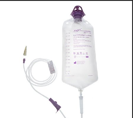 Gravity Feeding Bag Set with ENFit™ Connector AMSure® 1200 mL