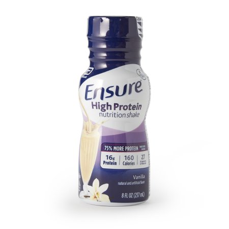 Oral Supplement Ensure® High Protein Shake Vanilla Flavor Liquid 8 oz. Bottle